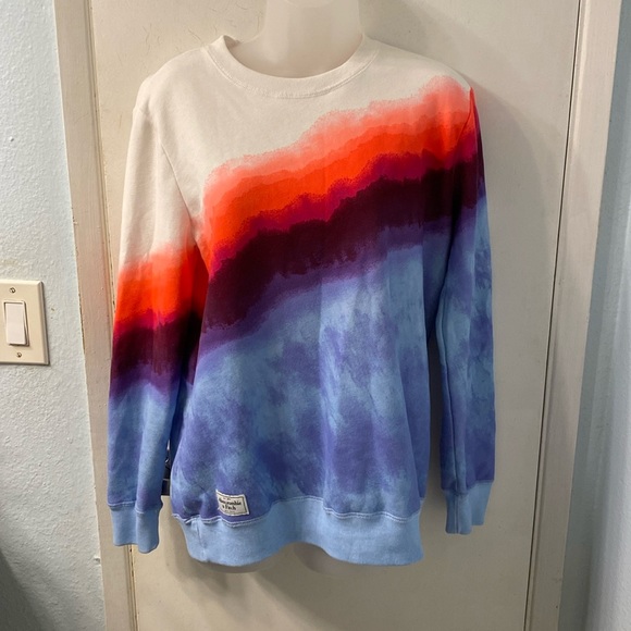 Abercrombie Kids Tie Dye Sweatshirt Size 15/16 - Picture 1 of 9
